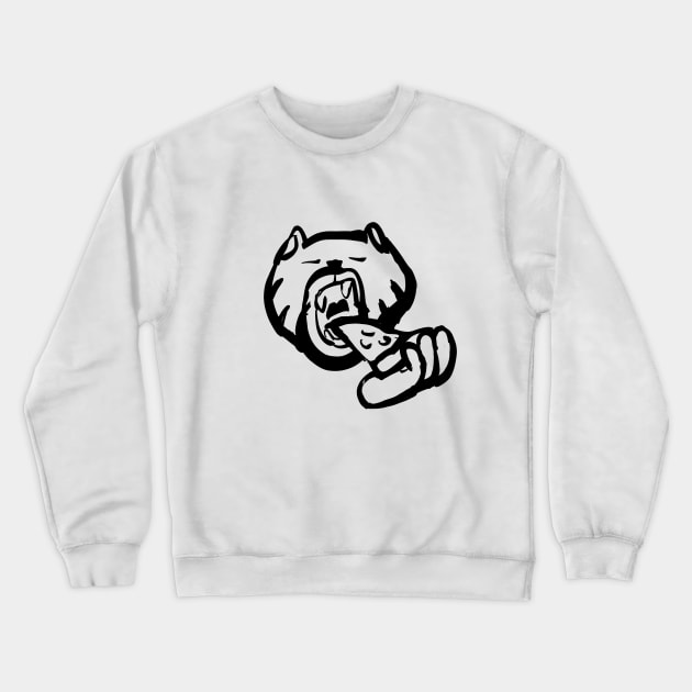 tigger and pizza Crewneck Sweatshirt by anghewolf